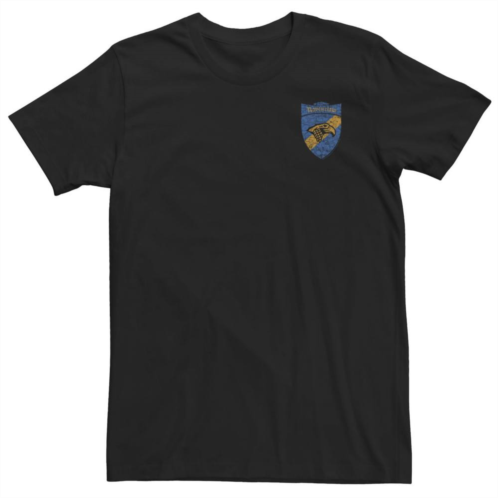 Big & Tall Harry Potter Ravenclaw Shield Left Chest Tee