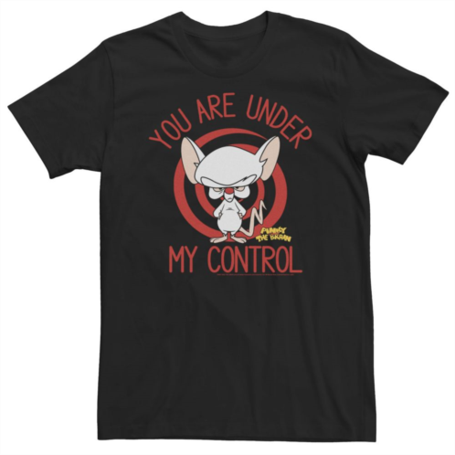 Licensed Character Big & Tall Pinky And The Brain You Are Under My Control Tee