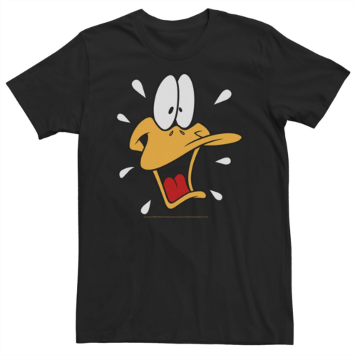 Big & Tall Looney Tunes Daffy Duck Surprised Big Face Tee