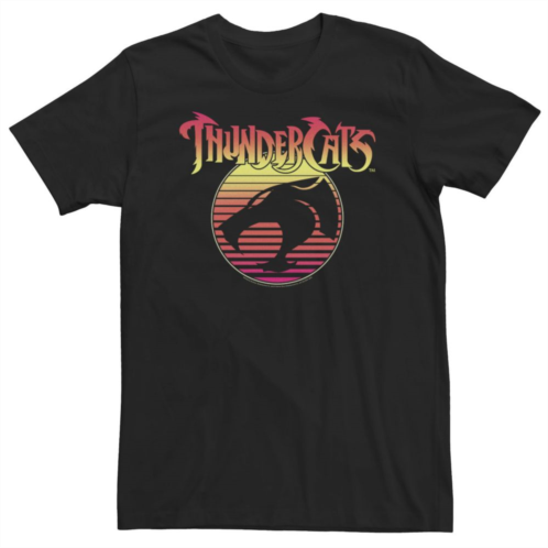Licensed Character Big & Tall ThunderCats Neon Gradient Logo Tee