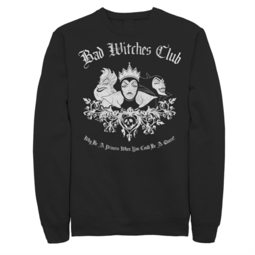 Mens Disney Villains Bad Witches Club Group Shot Sweatshirt