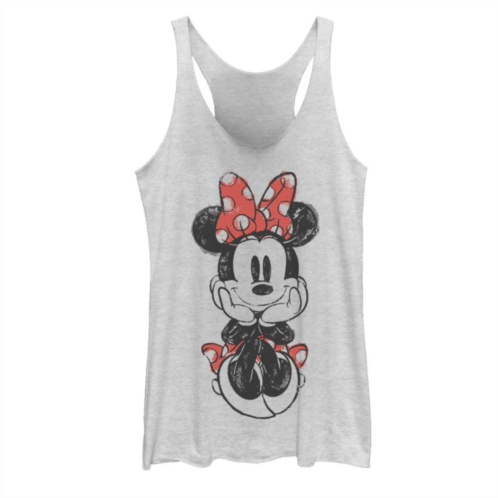 Licensed Character Disneys Mickey And Friends Minnie Mouse Doodle Juniors Tank Top