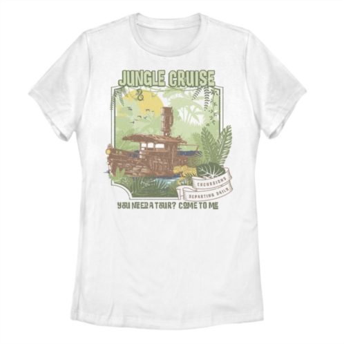 Licensed Character Disneys Jungle Cruise Tour Boat Poster Tee