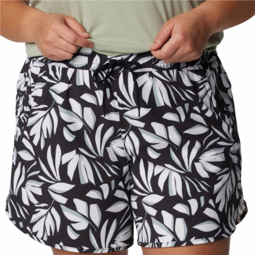 Plus Size Columbia Bogata Bay Print Omni-SHADE UPF 50 Shorts