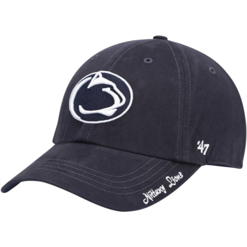 Unbranded Womens 47 Navy Penn State Nittany Lions Miata Clean Up Adjustable Hat