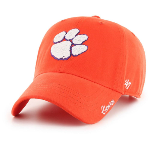 Unbranded Womens 47 Orange Clemson Tigers Miata Clean Up Logo Adjustable Hat