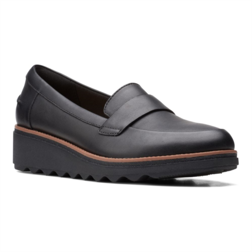 Clarks Sharon Gracie Womens Leather Loafers