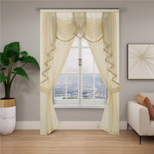 Unbranded Whittier 5-piece Window Curtain set