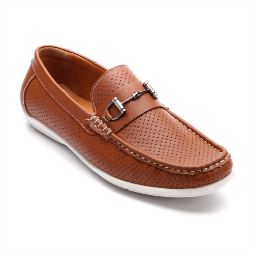Aston Marc Mens Perforated Driving Loafers