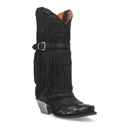 Dan Post Bed Of Roses Womens Leather Cowboy Boots