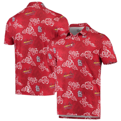 Mens Reyn Spooner Red St. Louis Cardinals Performance Polo