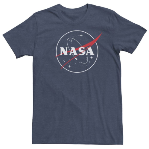 Licensed Character Big & Tall NASA Outline Simple Logo Tee