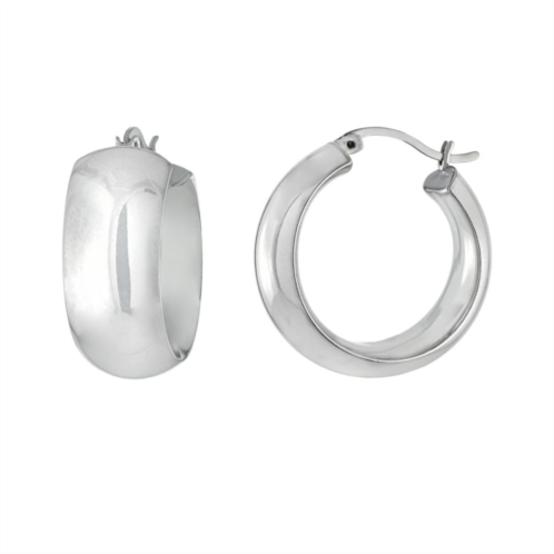 Athra NJ Inc Sterling Silver Hoop Earrings