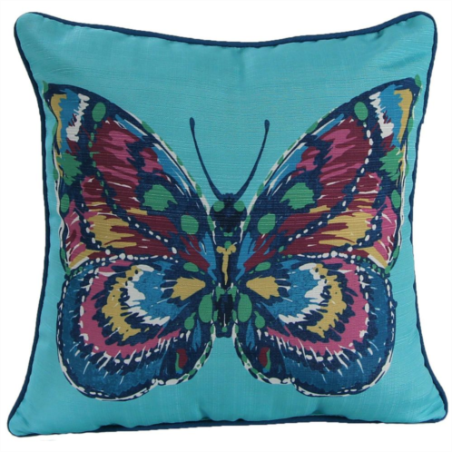 Jordan Manufacturing Butterfly Indoor Outdoor Throw Pillow