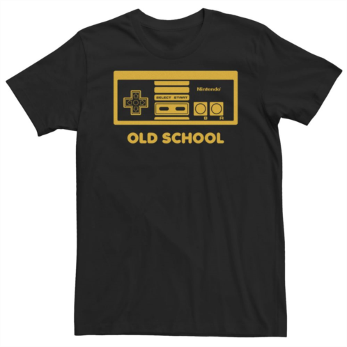 Licensed Character Big & Tall Nintendo NES Controller Old School Gold Tee