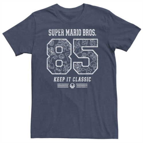 Licensed Character Big & Tall Super Mario 85 Keep It Classic Tee