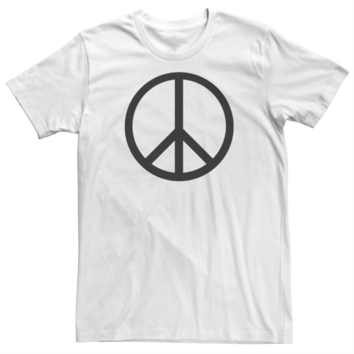 Licensed Character Big & Tall Peaceful Peace Sign Tee