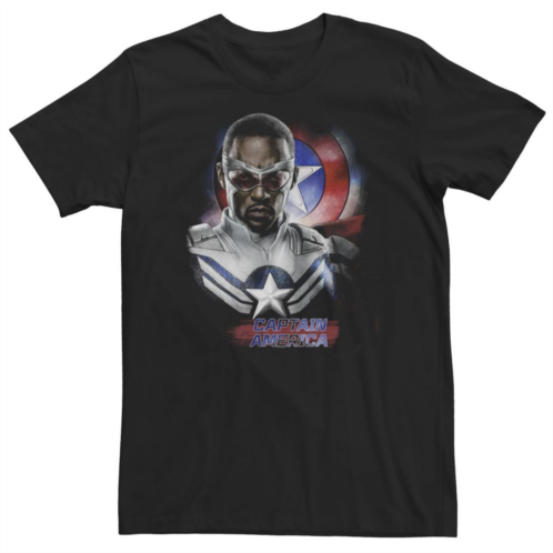 Licensed Character Big & Tall Marvel The Falcon And The Winter Soldier Captain America Collage Tee