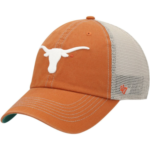 Unbranded Mens 47 Texas Orange Texas Longhorns Trawler Trucker Snapback Hat