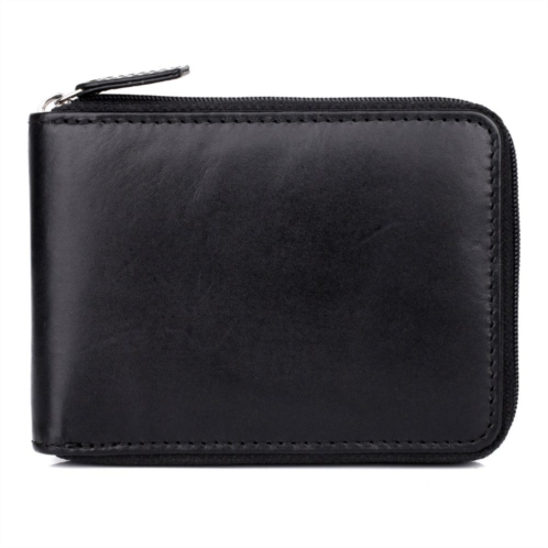 Mens Dopp Regatta Leather Zip-Around Billfold Wallet