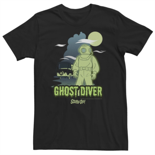 Licensed Character Big & Tall Scooby-Doo Ghost Diver Portrait Tee