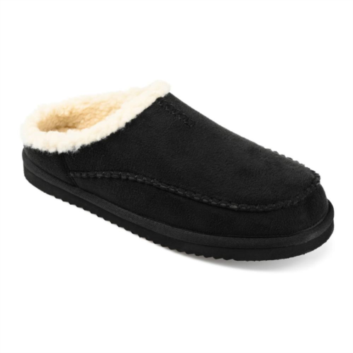 Vance Co. Lavell Mens Sherpa Clog Slippers