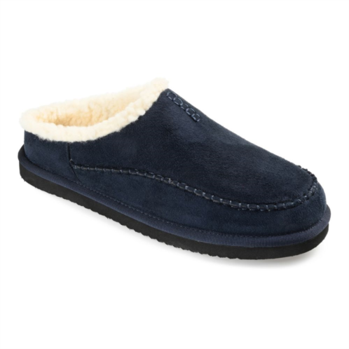 Vance Co. Lavell Mens Sherpa Clog Slippers