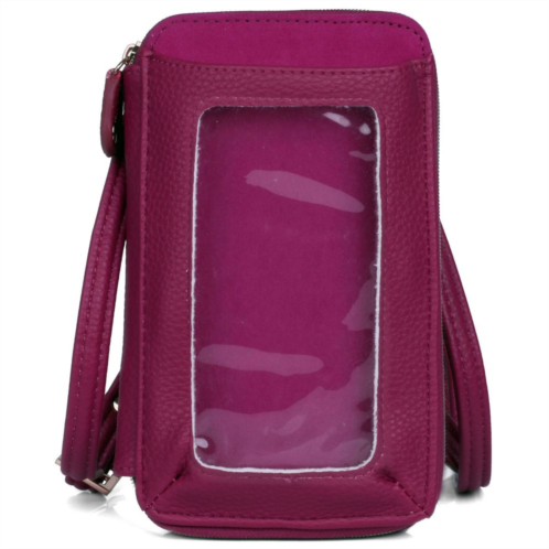 Julia Buxton Everywhere RFID-Blocking Cell Phone Crossbody Bag