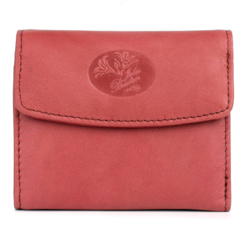 Julia Buxton Heiress Pik-Me-Up RFID-Blocking Leather Mini-Trifold Wallet