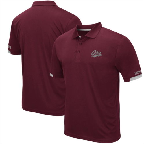 Mens Colosseum Maroon Montana Grizzlies Santry Lightweight Polo