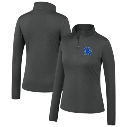Unbranded Womens Top of the World Heathered Charcoal Kentucky Wildcats Olympus Half-Zip Jacket