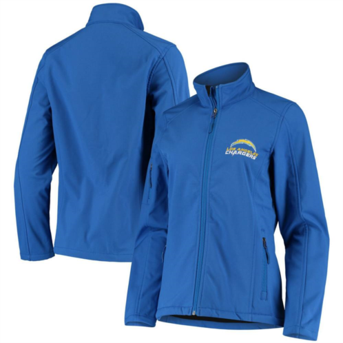 Unbranded Womens Royal Los Angeles Chargers Full-Zip Sonoma Softshell Jacket