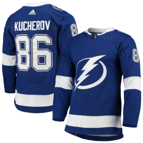 Mens adidas Nikita Kucherov Blue Tampa Bay Lightning Home Primegreen Authentic Pro Player Jersey
