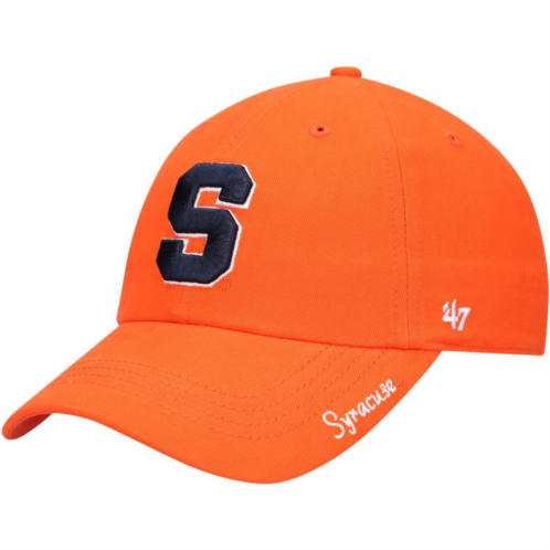 47 Brand Womens 47 Orange Syracuse Orange Miata Clean Up Adjustable Hat