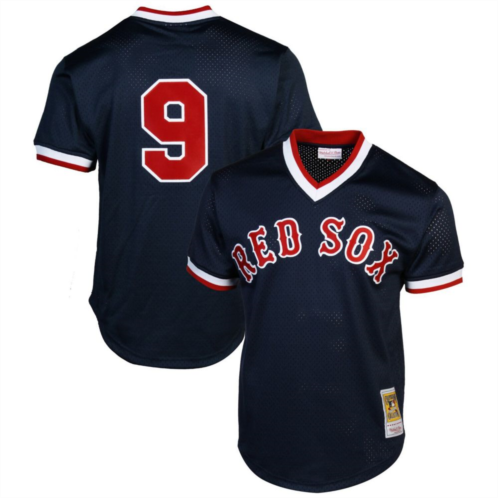Unbranded Mitchell & Ness Ted Williams Boston Red Sox 1990 Authentic Cooperstown Collection Batting Practice Jersey - Navy Blue