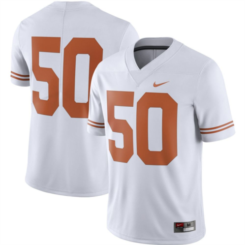 Mens Nike #50 White Texas Longhorns College Alternate Limited Jersey