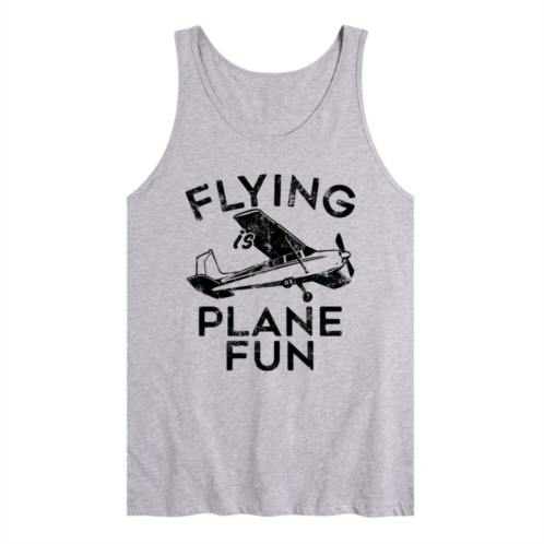Licensed Character Mens Flying Is Plane Fun Tank Top