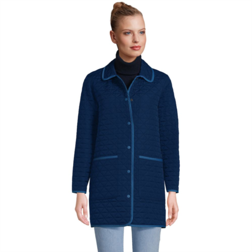 Petite Lands End Insulated Primaloft Eco Reversible Coat