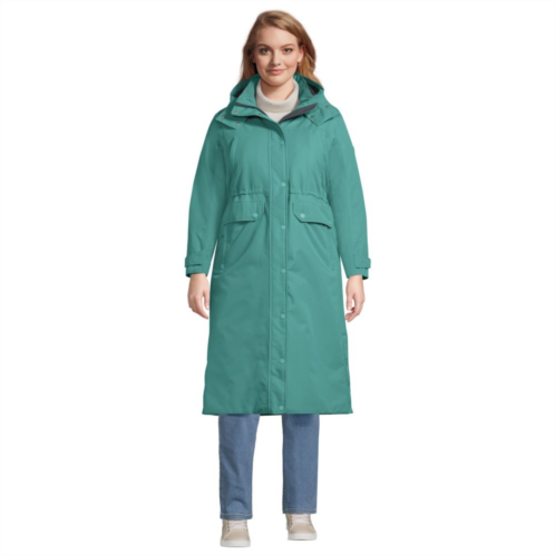 Plus Size Lands End Expedition Down Waterproof Long Winter Coat