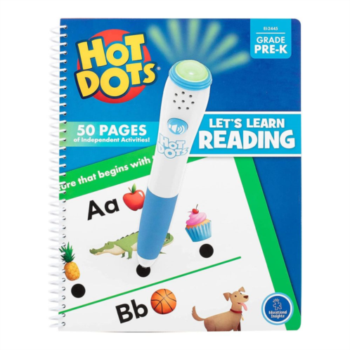 Educational Insights Hot Dots Lets Learn Pre-K Reading Interactive Book