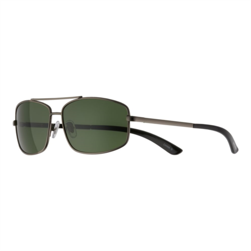 Mens Dockers Green Polarized Aviator Sunglasses