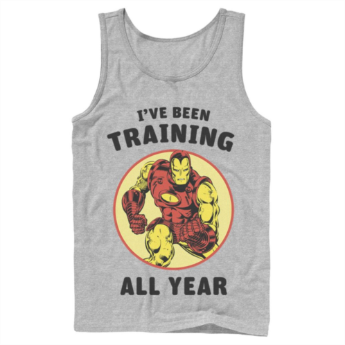Licensed Character Mens Iron Man Training Tank Top