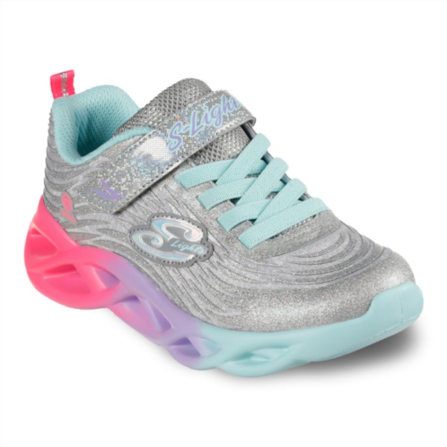 Skechers S-Lights Twisty Brights Girls Light-Up Shoes