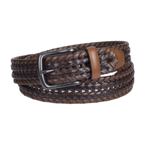 Big & Tall Columbia Fully Adjustable Braided Casual Leather Belt