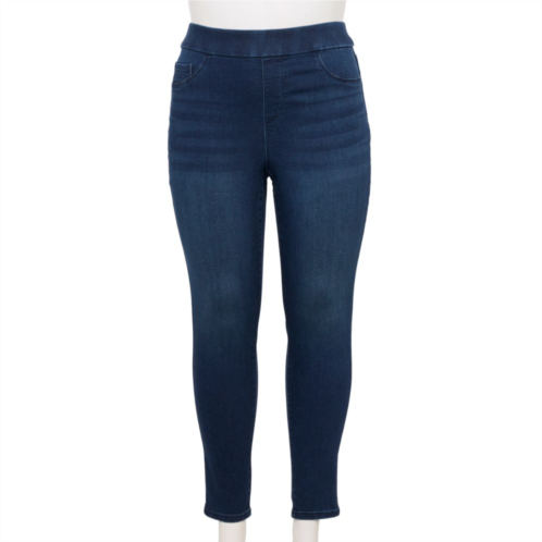 Plus Size Nine West Pull-On High-Waisted Skinny Jeggings