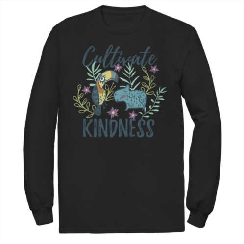 Licensed Character Mens Disney Encanto Cultivate Kindness Distressed Animal Sketch Tee