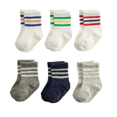 Baby / Toddler Boy Jumping Beans 6-Pack Ribbed Socks