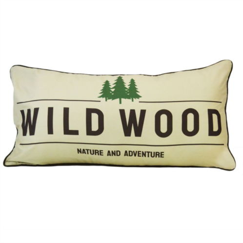 Donna Sharp Great Outdoors Wood Throw Pillow