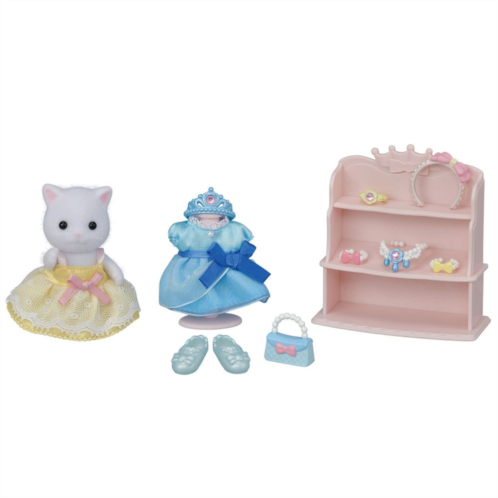 Calico Critters Princess Dress Up Set Dollhouse Playset with Figure and Accessories