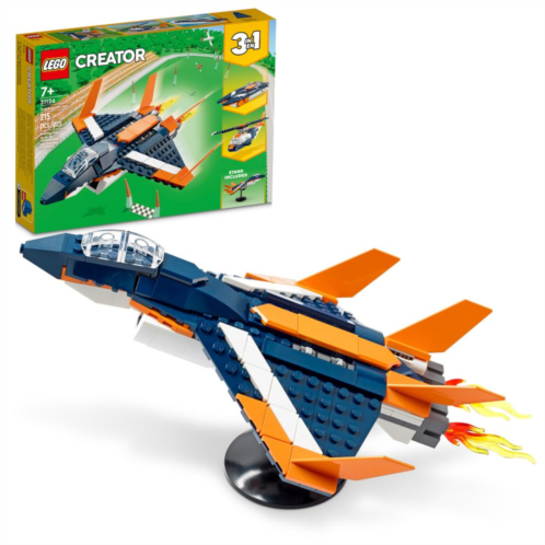 LEGO Creator 3-in-1 Supersonic-Jet 31126 Building Kit (215 Pieces)